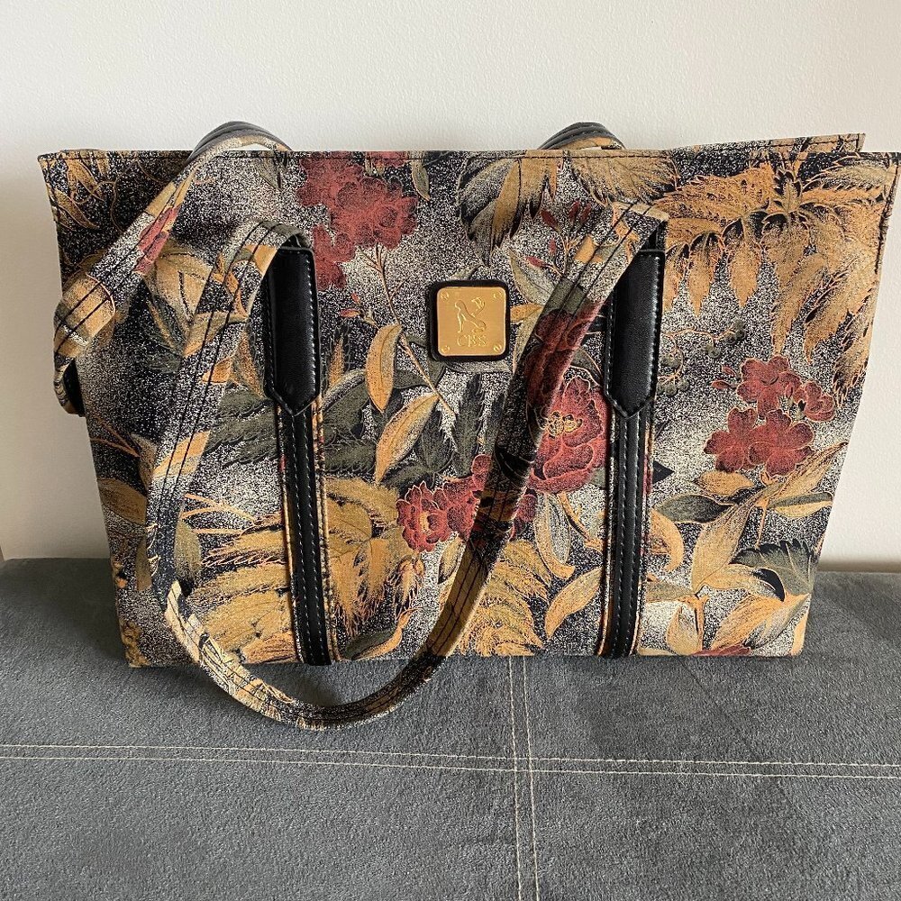 3 for $30 Bundle CBS Women's Handbag with Zipper Flower Pattern Print